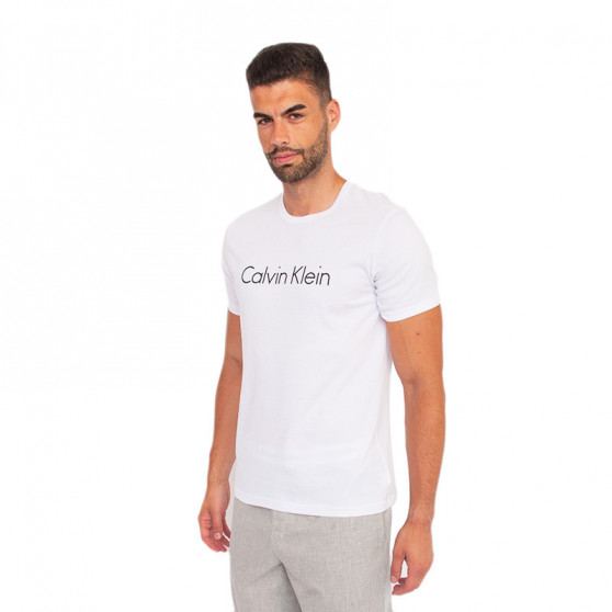 Pánske tričko Calvin Klein biele (NM1129E-100)