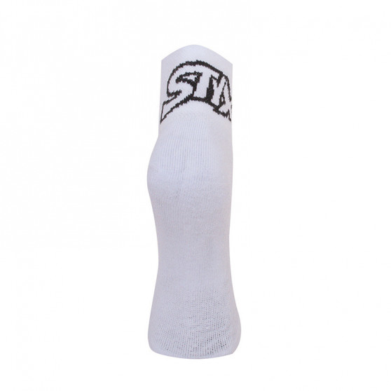 Ponožky Styx členkové biele s čiernym logom (HK1061)