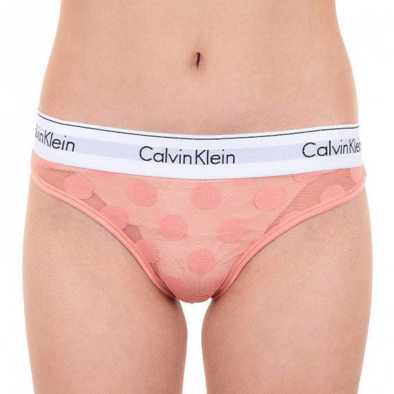 Dámske nohavičky Calvin Klein oranžové (QF5850E-GDS)