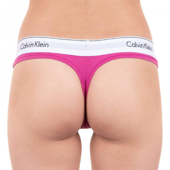 Dámske tangá Calvin Klein ružové (F3786E BM6)