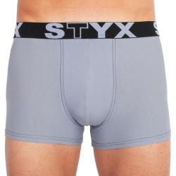 Pánske boxerky Styx športová guma svetlo sivé (G1067)