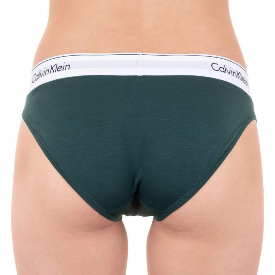 Dámske nohavičky Calvin Klein tmavo zelené (F3787E-CP2)