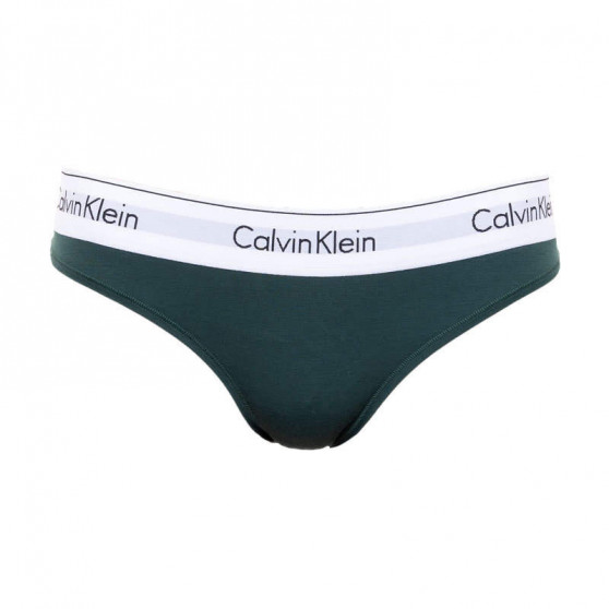 Dámske nohavičky Calvin Klein tmavo zelené (F3787E-CP2)
