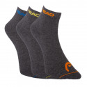 3PACK ponožky HEAD sivé (761011001 002)