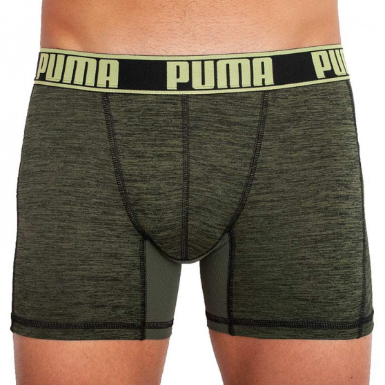 2PACK pánske boxerky Puma športový zelené (671018001 002)