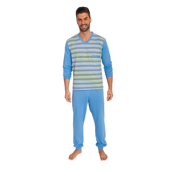 Pánske pyžamo Foltýn modré (FPD1)