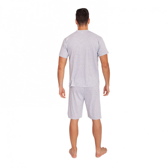 Pánske pyžamo Foltýn sivé (FPK8)