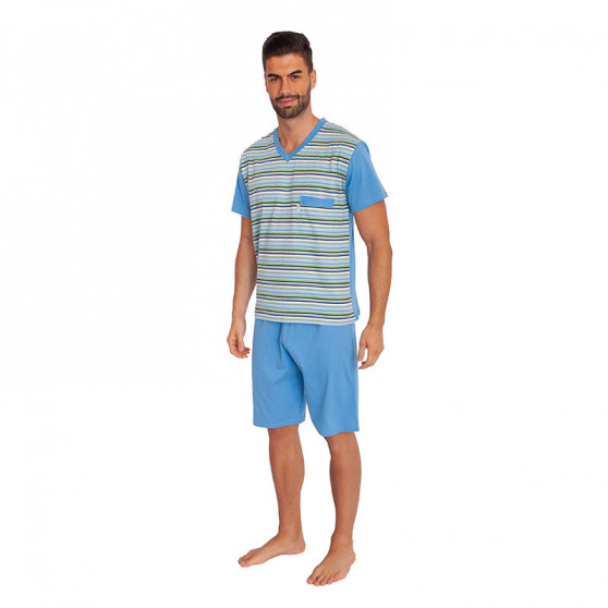 Pánske pyžamo Foltýn nadrozmer modré (FPKN5)