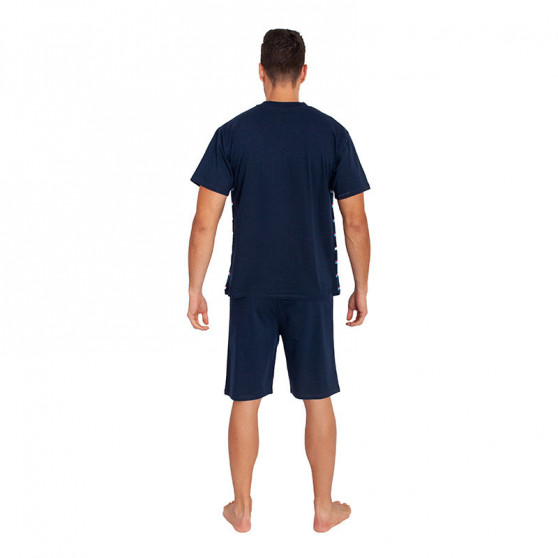 Pánske pyžamo Foltýn nadrozmer tmavo modré (FPKN6)