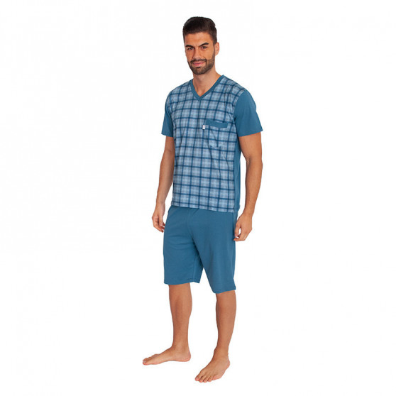 Pánske pyžamo Foltýn nadrozmer modré (FPKN7)