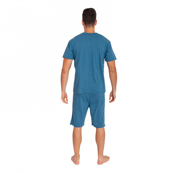 Pánske pyžamo Foltýn nadrozmer modré (FPKN7)