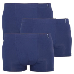 3PACK pánske boxerky Stillo tmavo modré (STP-0090909)