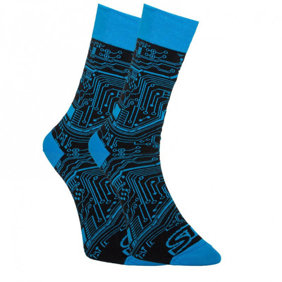 3PACK veselé ponožky Styx vysoké v darčekovom balení (H8575556)