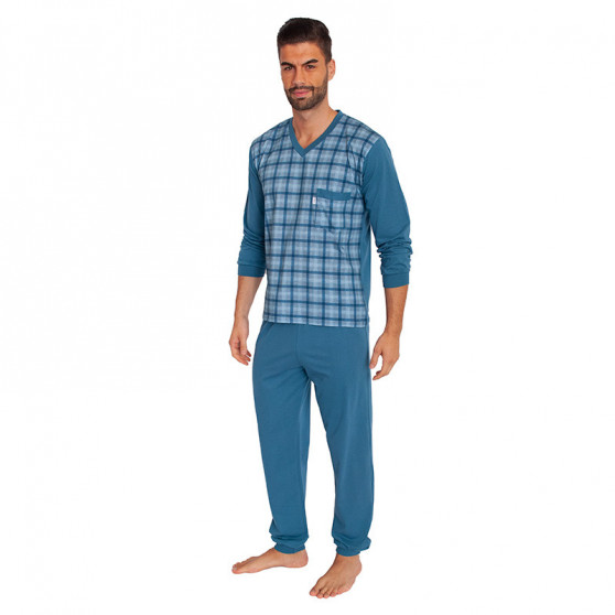 Pánske pyžamo Foltýn nadrozmer modré (FPDN3)