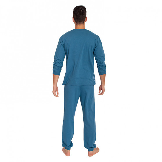 Pánske pyžamo Foltýn modré (FPD3)