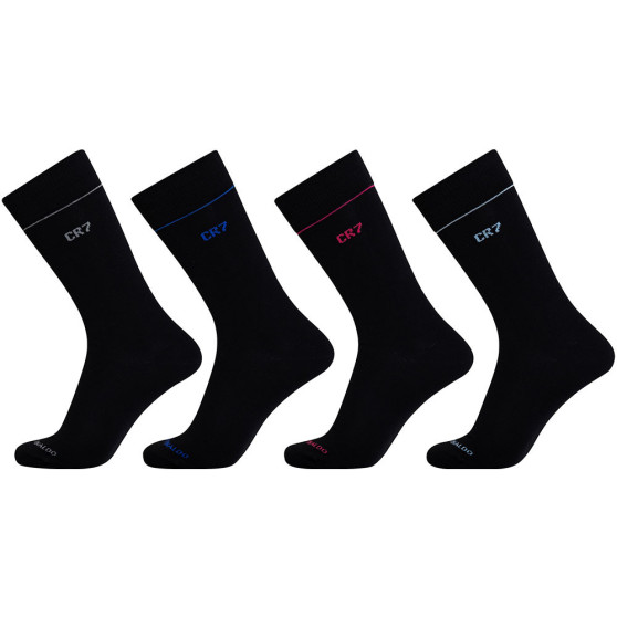 4PACK ponožky CR7 čierné (8180-80-9)