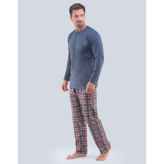 Pánske pyžamo Gino tmavo sivé (79091)