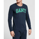 Pánske tričko na spanie Gant tmavo modré (902039604-410)