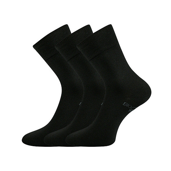 3PACK ponožky Lonka čierne (Bioban)