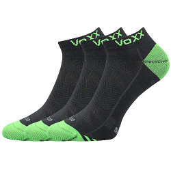 3PACK ponožky VoXX bambusové tmavo sivé (Bojar)