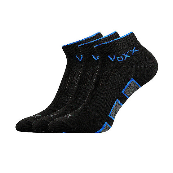 3PACK ponožky VoXX čierne (Dukaton silproX)