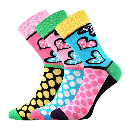 3PACK ponožky BOMA viacfarebné (Ivana 55)