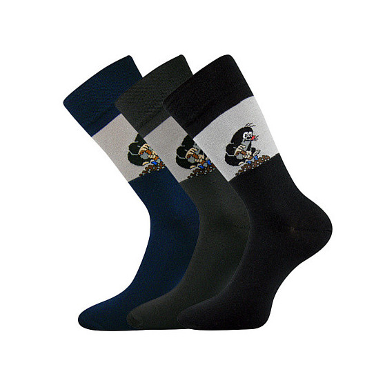 3PACK ponožky BOMA viacfarebné (KR 111)