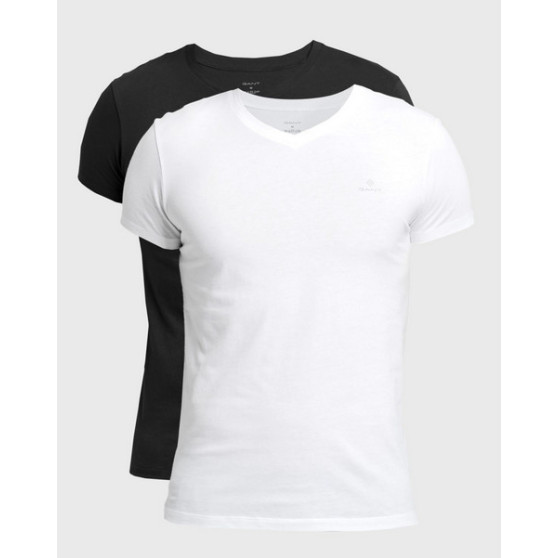 2PACK panské tričko Gant čierno/biele (900002118-111)