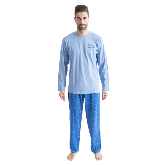 Pánske pyžamo Gino svetlomodré (79089)