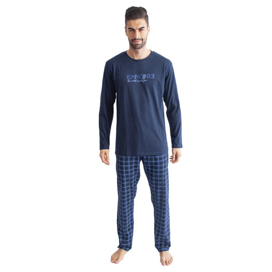 Pánske pyžamo Gino tmavo modré (79095)
