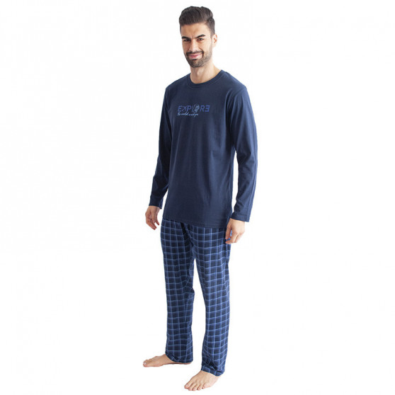 Pánske pyžamo Gino tmavo modré (79095)