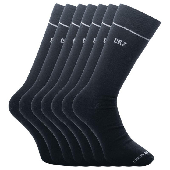 7PACK ponožky CR7 bambusové čierne (8184-80-09)