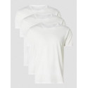 3PACK pánske tričko Calvin Klein biele (NB4011E-100)
