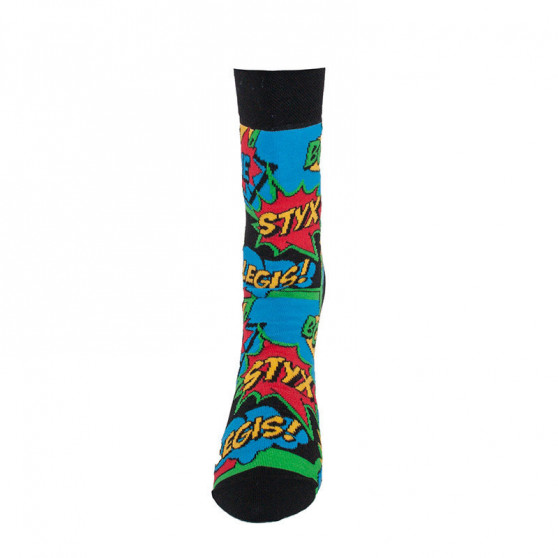 Pánske trenky art športová guma a ponožky Styx boom (BH955)