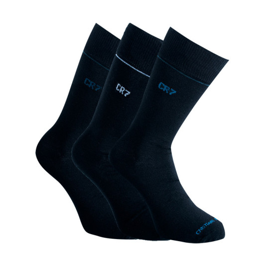 3PACK ponožky CR7 čierne (8273-80-901)