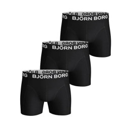 3PACK pánské boxerky Bjorn Borg černé (9999-1076-90011)