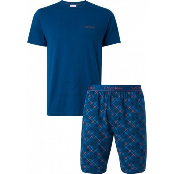 Pánske pyžamo Calvin Klein modré (NM1536E-9UO)