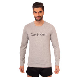 Pánské triko Calvin Klein šedé (NM1345E-080)