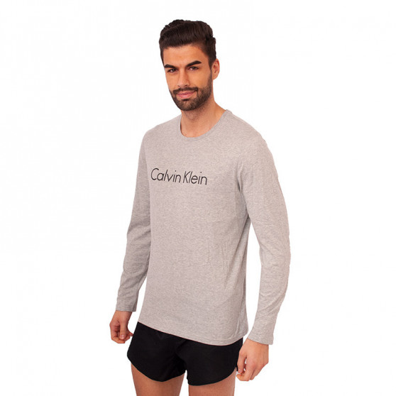 Pánske tričko Calvin Klein sivé (NM1345E-080)