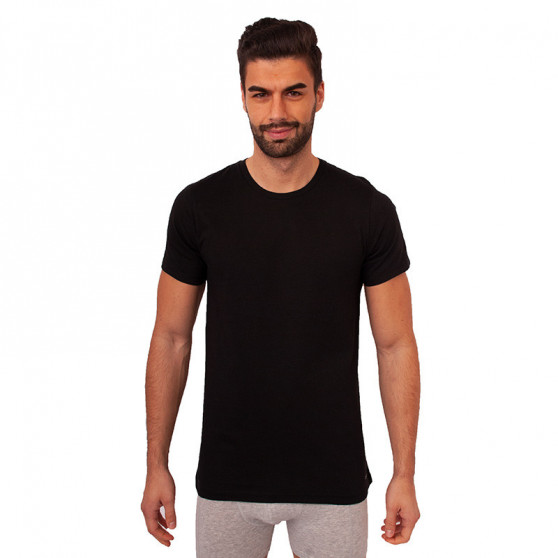 3PACK pánske tričko Calvin Klein čierne (NB4011E-001)