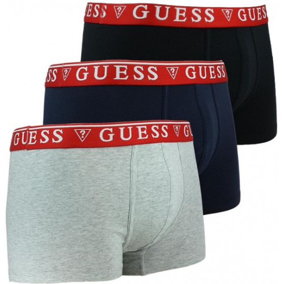 3PACK pánske boxerky Guess viacfarebné (U97G01JR003-HE90)
