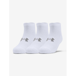 3PACK ponožky Under Armour bílé (1346772 100)