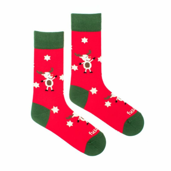 Veselé ponožky Fusakle sob vianočný (--1063)