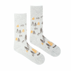 Veselé ponožky Fusakle les v hmle (--1041)