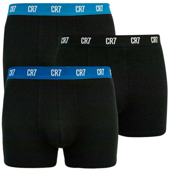 3PACK pánske boxerky CR7 čierné (8100-49-2679)