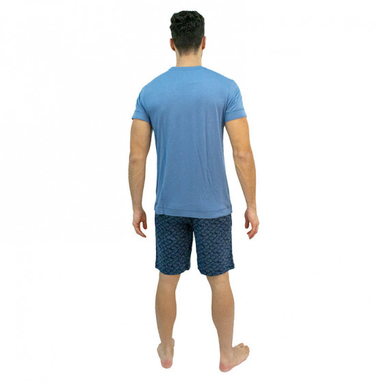 Pánske pyžamo Jockey modré nadrozmer (500001 454)