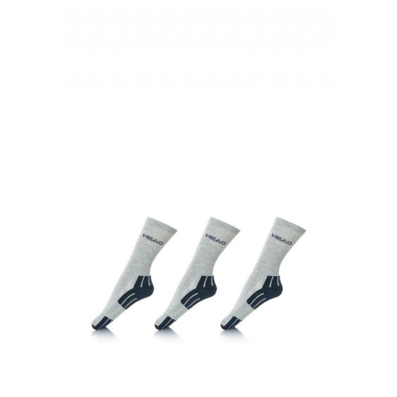 3PACK ponožky HEAD sivé (741020001 650)