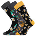 3PACK veselé ponožky Lonka viacfarebné (Debox mix E)