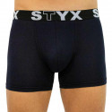 Pánske boxerky Styx long športová guma tmavo modré (U963)