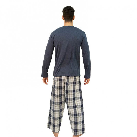 Pánske pyžamo Molvy modré (KT-047)